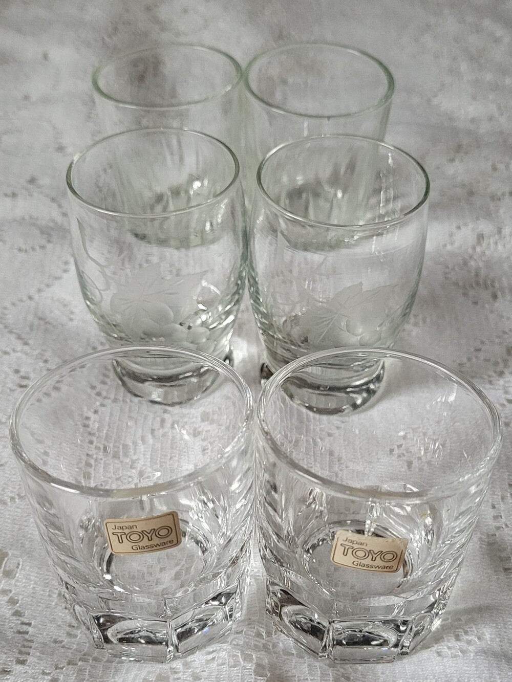 Clear Whiskey/Old Fashioned Glasses - Set of 3